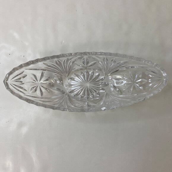 Marquis by Waterford Brilliance Collection Oval Crystal Relish Dish Vintage - Picture 4 of 12